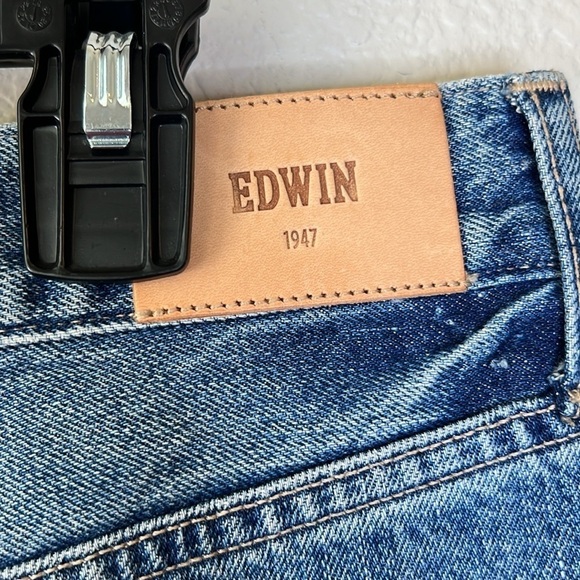 Edwin Cai Jean Cutoff Denim Shorts In Maui Size 33 - Picture 10 of 14